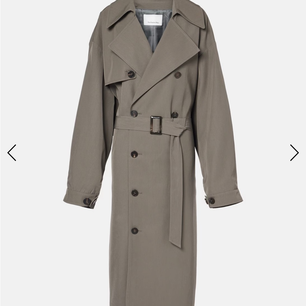 The Frankie Shop Mavis Trench Grey never worn size M/L!
